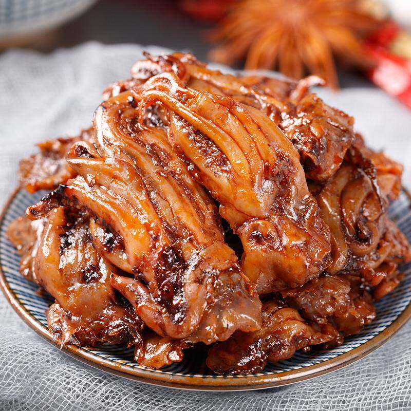 麻辣鱿鱼头即食鱿鱼须仔休闲 零食500g烧烤香辣鱿鱼丝海鲜