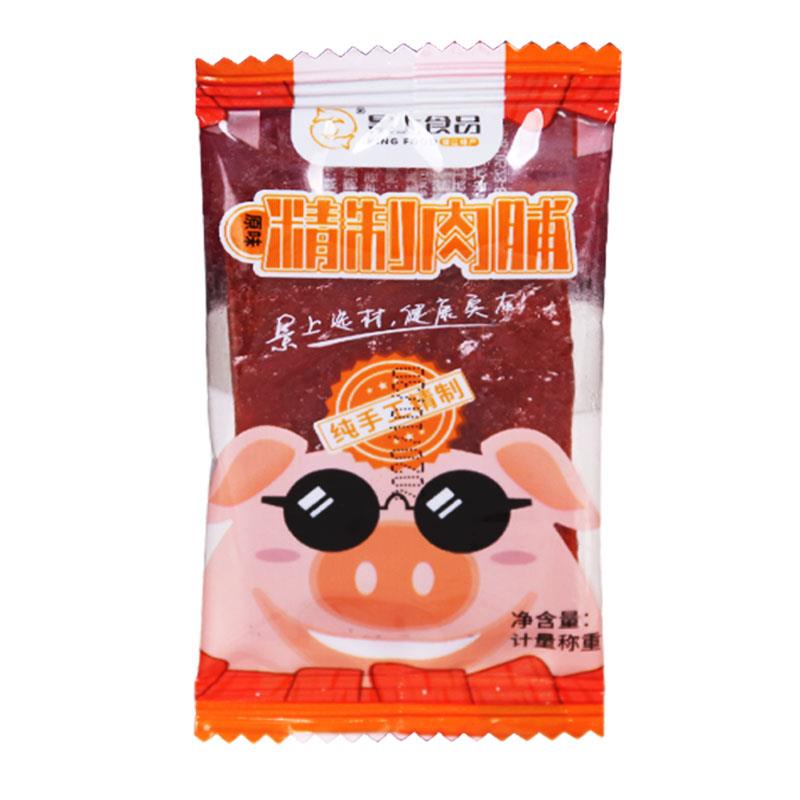 手撕肉干500g独立小包装京尚食品原蜜麻辣靖江特色肉店肉干