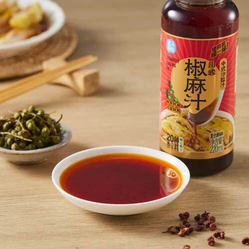 盒马鲜生匠酱好川式椒麻汁 流汁麻酱拌家用220ml厨房调味汁凉拌菜