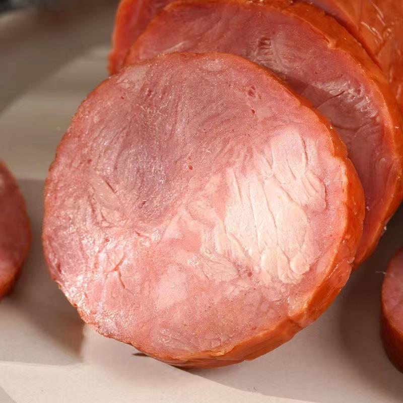 山东诸城得利斯圆火腿开袋即食香肠猪肉肠 原产地 500g大块肉包邮