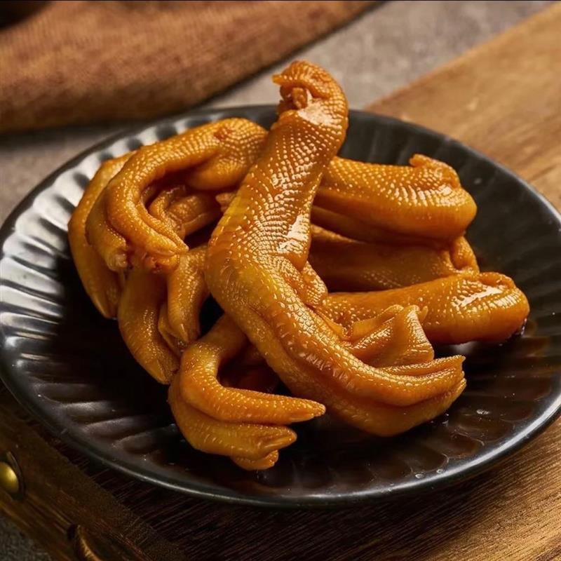 博滋味鸭掌卤味龙岩泡鸭爪旗舰店福建龙岩特产带脚筋零食开袋即食
