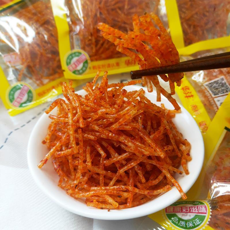 华沣土豆丝辣条30袋80 90后怀旧零食童年怀旧小面筋零食辣丝
