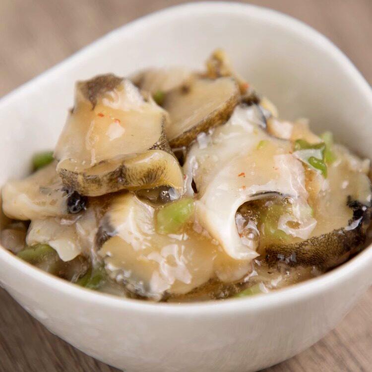 日本寿司 日式料理紫菜包饭 即食洋琪芥末海螺片500g 海鲜海螺肉