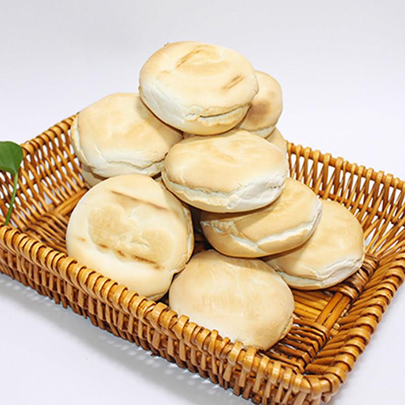 山东杠头饼潍坊特产杠子头硬面火烧北方火烧饼馒头手工面食早餐