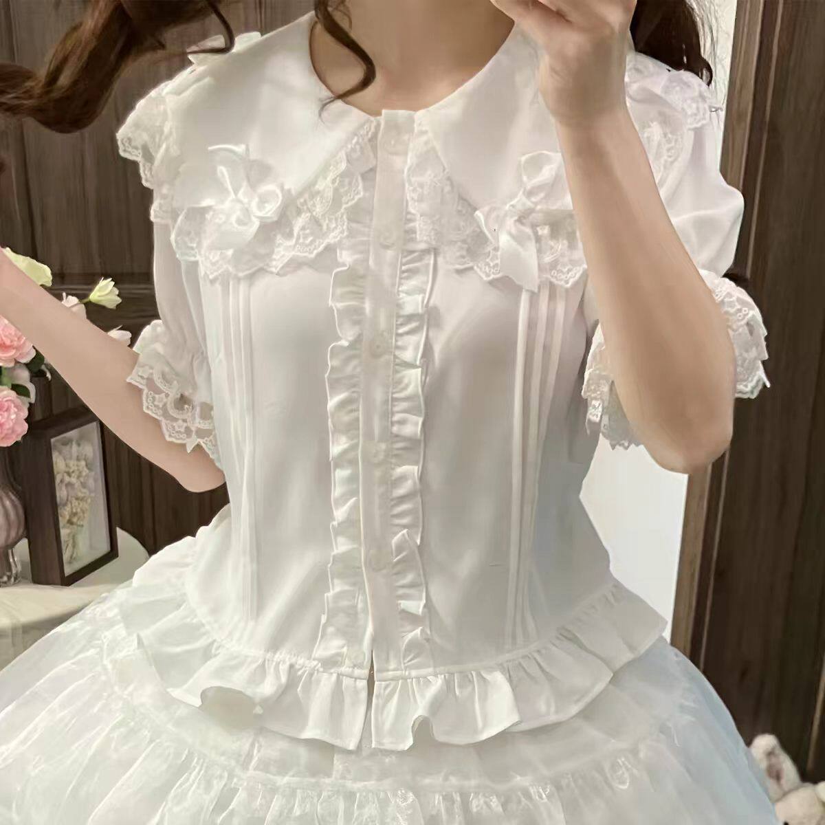 Lolita衬衫新款软妹甜美