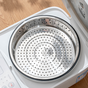 3L4L不锈钢美的电饭锅内蒸笼家用蒸屉电饭煲专用蒸笼蒸架配件大全