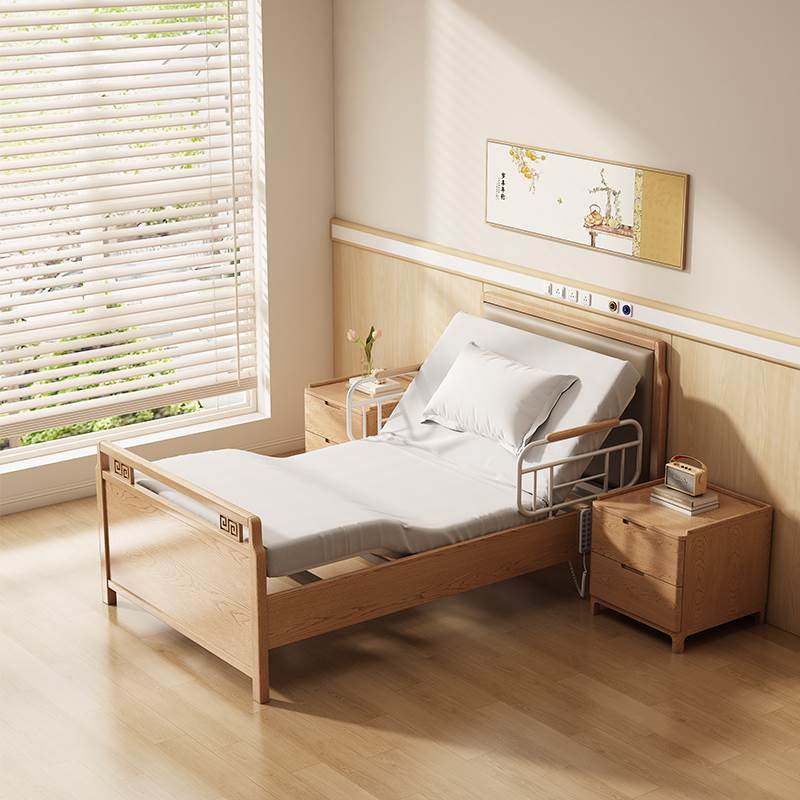 老人助起手摇护理床多功能电动床养老院适老自理床病人专用床家具