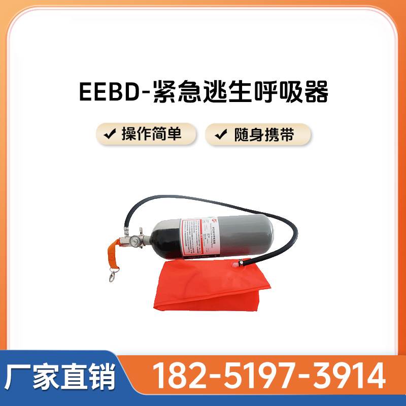 EEBD 紧急逃生呼吸器 荣盛紧急逃生呼吸装置 15min 逃生呼吸器CCS