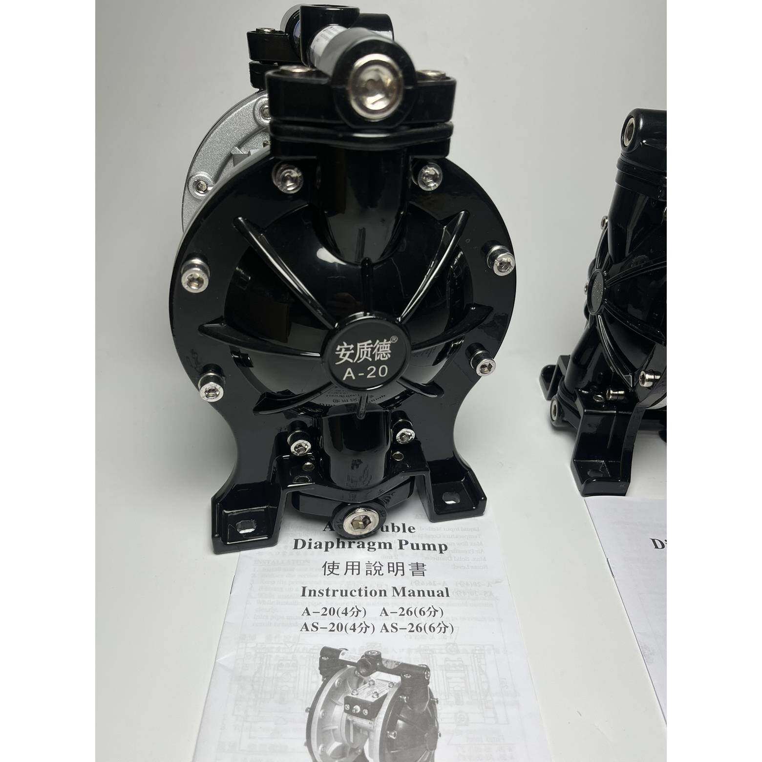 安质德1/2寸半寸隔膜泵油漆涂料输送泵气动油泵4分口径6分口径
