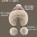 冬季 帽子女费尔岛风加绒保暖针织帽女蒙古护耳毛线帽雷锋帽子女新