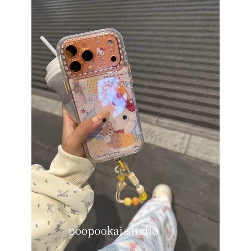 韩系ins可爱抱熊棉袄KT猫手机壳