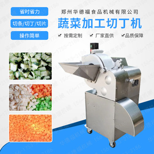 蔬果加工设备 多功能切丁机 小型切丝机 厨房利器 高速切丁机设备