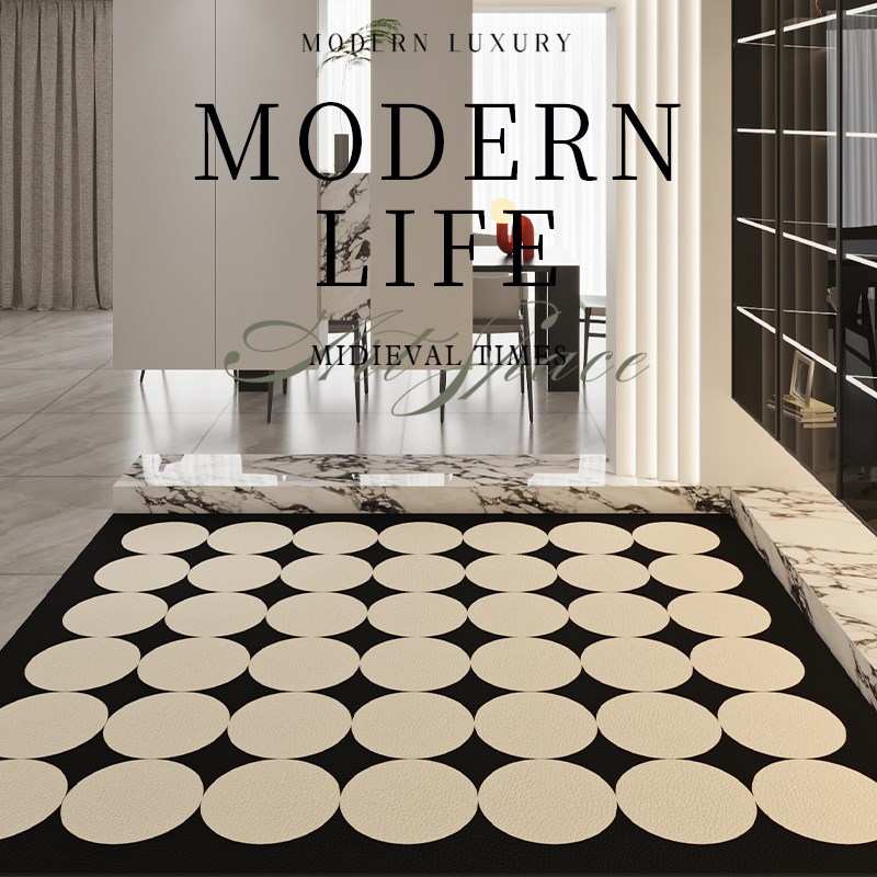 入户门地垫门口防滑垫可裁剪可定制脚垫奶油风进门垫免洗可擦地毯