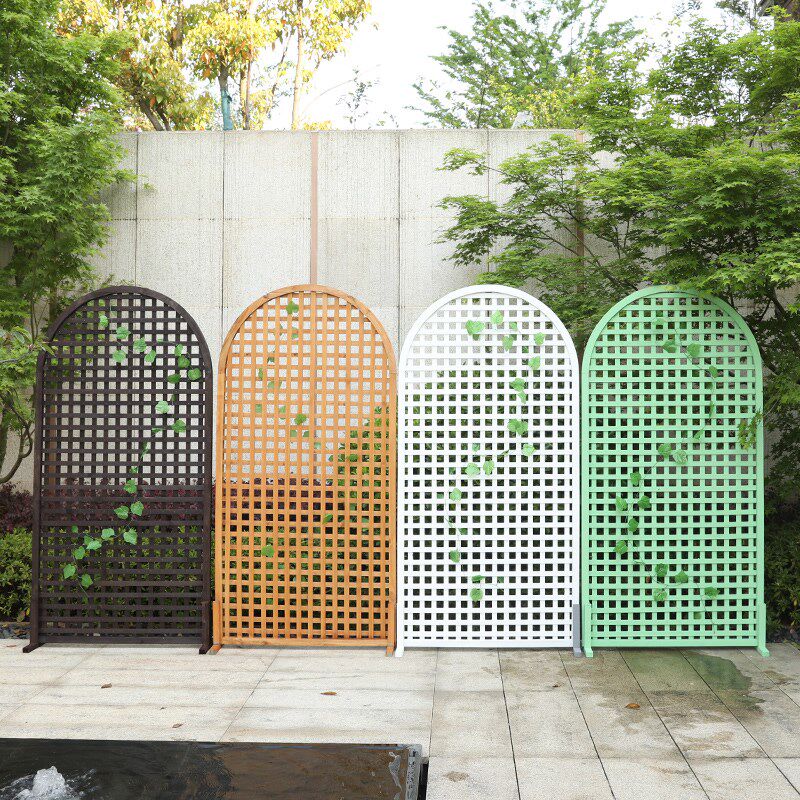 防腐木户外园艺拱形网格花架栅栏庭院绿萝月季植物墙上置物爬藤架,鲜花速递/花卉仿真/绿植园艺,花架,淘宝优惠券,粉丝福利购,淘宝优惠卷