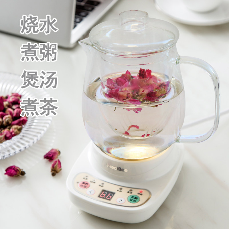 养生杯玻璃电炖水杯办公室煮粥煲汤热牛奶神器插电全自动智能电热