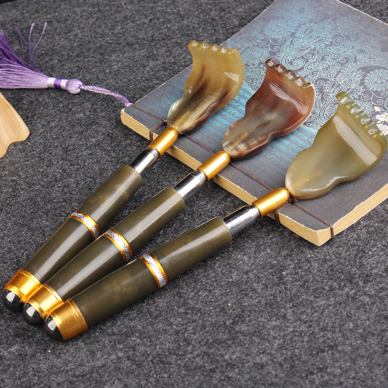 天然牛角痒痒挠伸缩不求人抓背神器扒背抓痒器全身背部耙老头乐