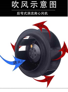 新款包邮133/175/180/190/220/225/250/280FLW2/3涡轮离心风机苏