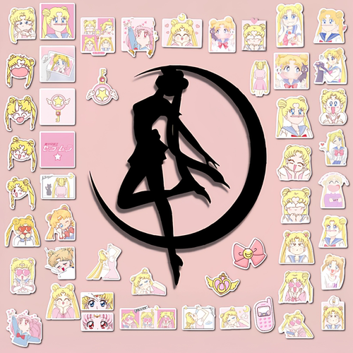 50张SailorMoon美少女战士贴纸