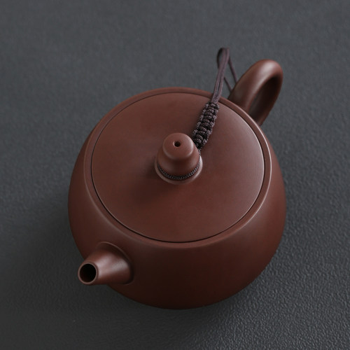 老紫泥紫砂壶纳瓢壶大宽口泡茶壶