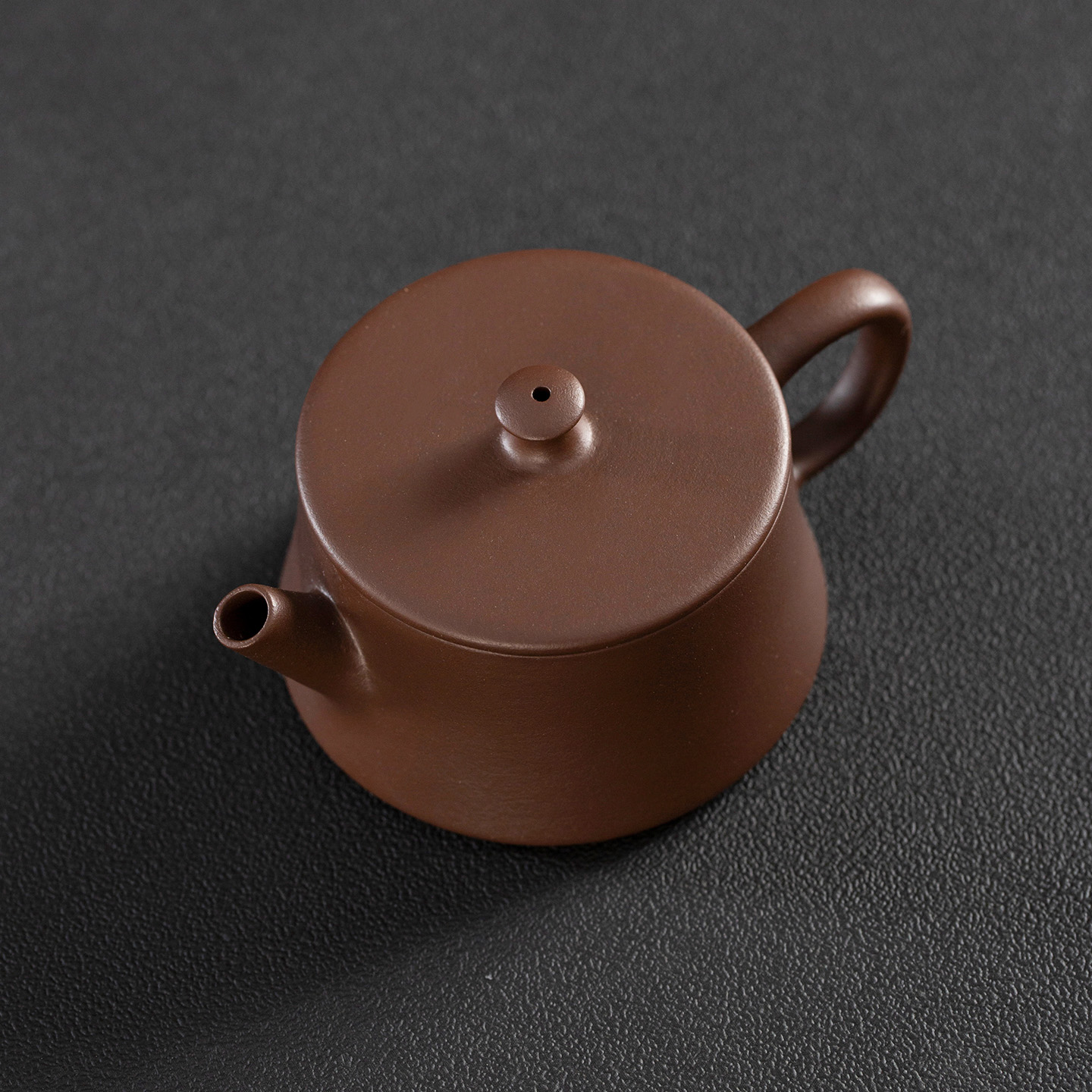 紫砂壶紫泥茶壶110ml大口云柱壶