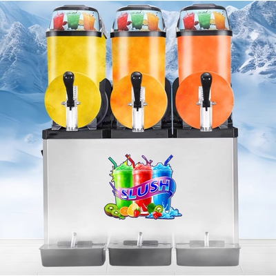 商用雪泥机单缸双缸三缸雪融机冰沙机果汁机冷饮机 slush machine