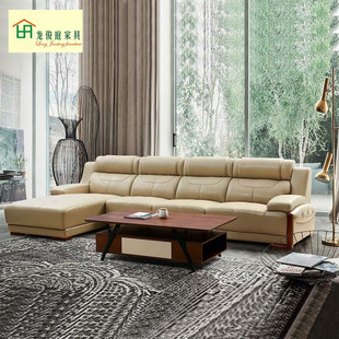 轻奢真皮沙发头层牛皮家具北欧大小户型客厅现代简约意式 极简沙发