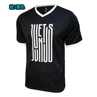 意甲老妇人斑马军团尤文C罗速干透气排汗足球圆领短袖球衣tee