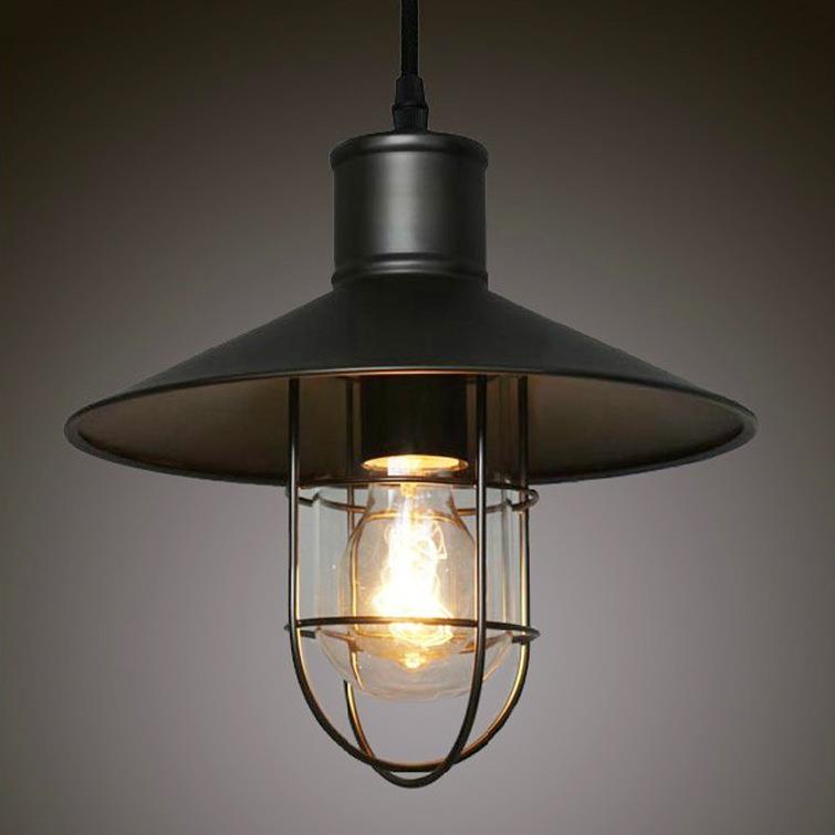 北欧Loft铁艺复古吊灯 仓库餐厅酒吧咖啡厅服装店吊灯 灯饰