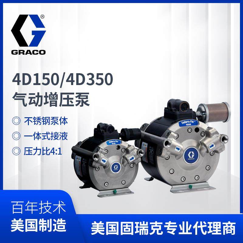 美国固瑞克4D150气动隔膜泵 水性不锈钢4D350空气24W346大流量泵