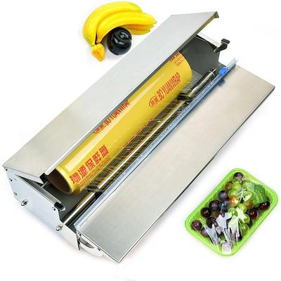 不锈钢包装机保鲜膜切割器手动封口机超市生鲜托盘打包机器满开票