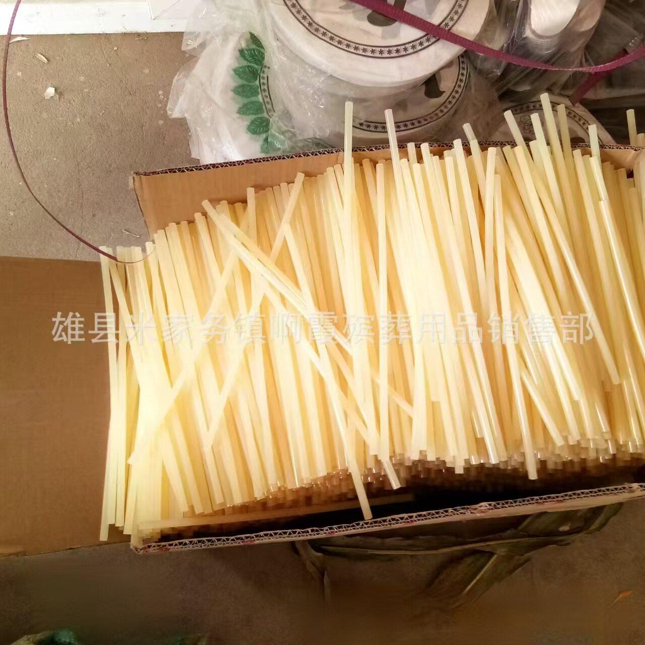 鑫鹏殡葬用品 胶棒 胶枪 细胶棒 7毫米 花圈用品