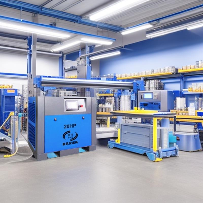 惠州空压机厂家15KW/20HP小型工频螺杆式空气压缩机整套直销变频