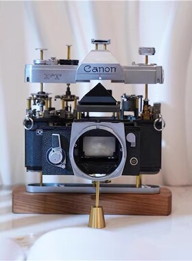 老工匠手工艺品/立体古董真机拆解相机/空间艺术品/家居软装道具