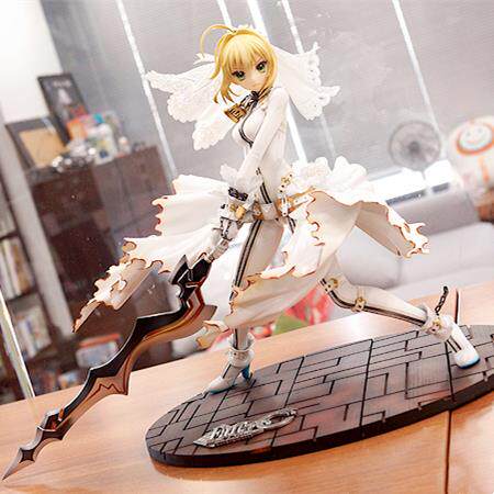 fate fgo EXTRA CCC saber Bride 尼禄 花嫁 新娘 婚纱 gsc 手办