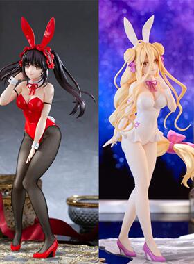 约会大作战 时崎狂三 星宫六喰 兔女郎 furyu BiCuteBunnies 手办