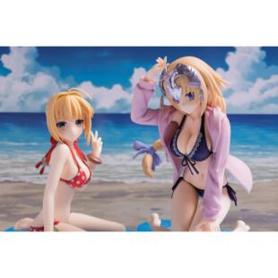 fate fgo 泳装 水着 贞德 saber 尼禄 手办 Alphamax 正版 全新