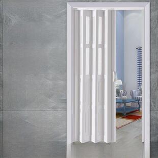 卫生间PVC折叠门 隔断开放式厨房商铺推拉阳台伸缩隐形移门