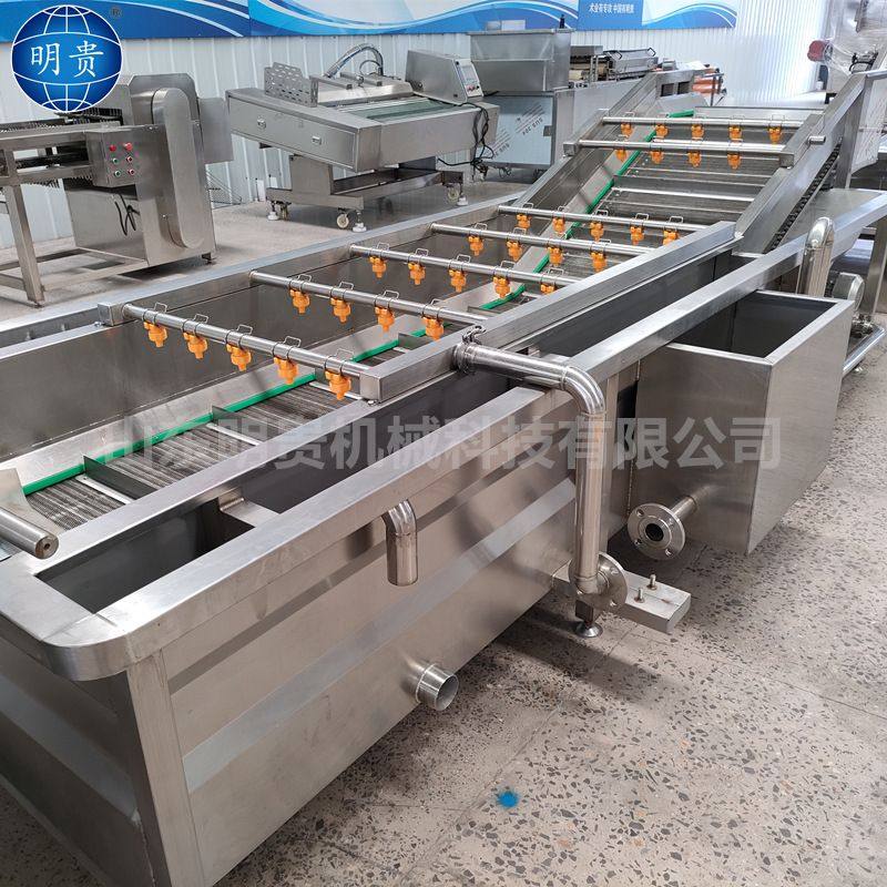 菠菜洋葱圈气泡清洗机 蔬菜连续喷淋清洗设备 明贵荸荠涡流洗菜机,机械设备,消毒灭菌设备,淘宝优惠券,粉丝福利购,淘宝优惠卷