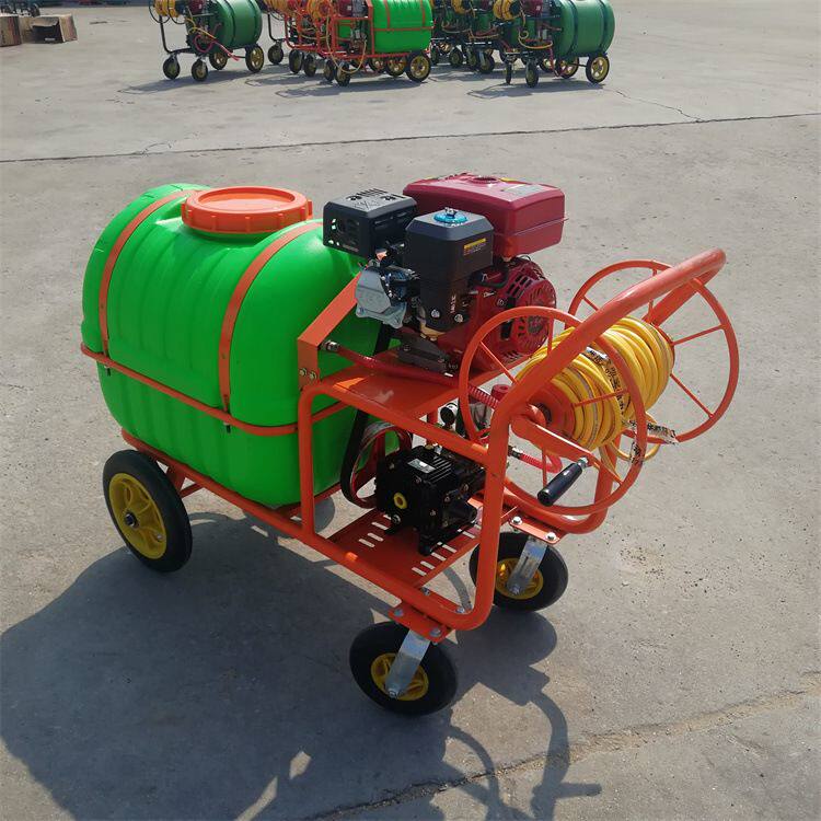 160L农用手推汽油高压喷雾器 推车式打药机 果园远距离高压打药机