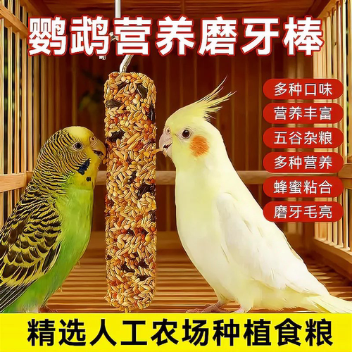 鹦鹉五谷杂粮磨嘴磨牙补钙棒