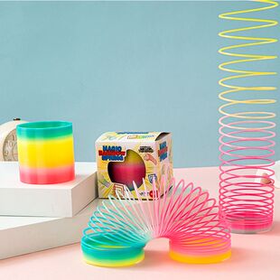 中号盒装彩虹圈幼儿园小学生奖品魔力叠叠圈益智礼物玩具