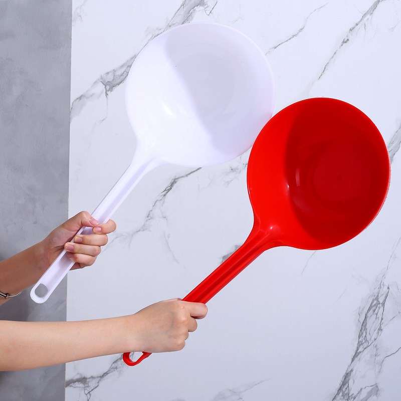 瓦工看过来!加厚长柄水瓢装修施工塑料水舀水勺厨房长把洗澡舀子