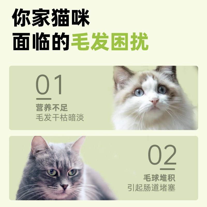100g猫草磨牙棒宠物零食去毛球温和排毛猫咪幼猫成猫洁齿猫草棒