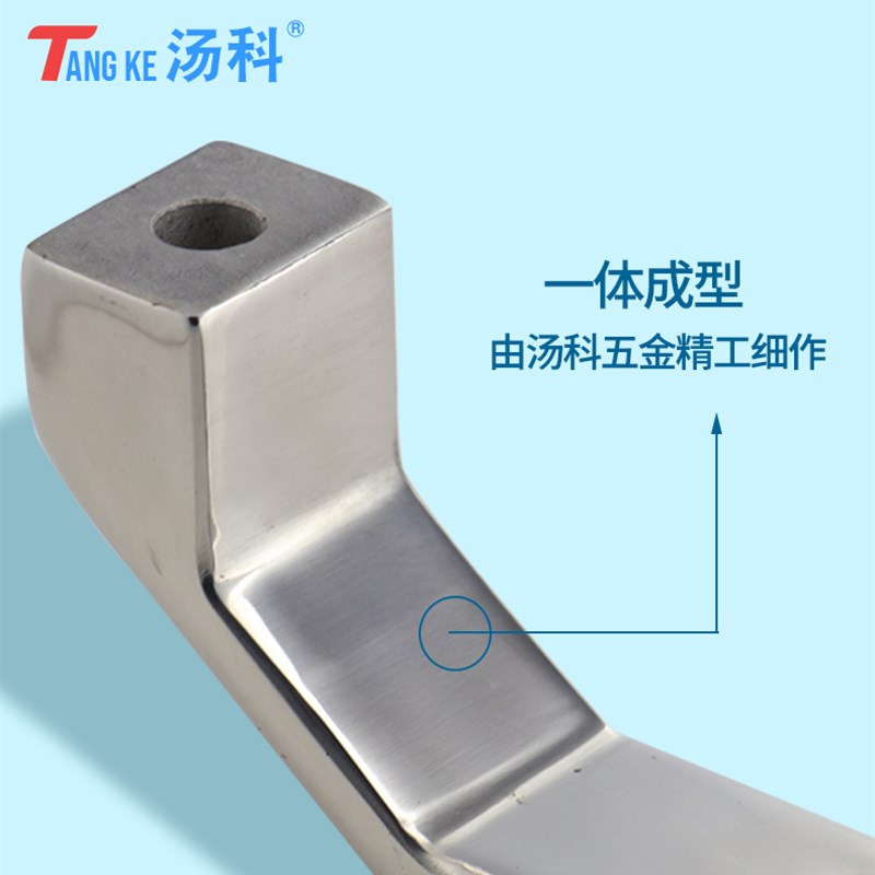 304不锈钢弓形斜角形方形拉手 明装加厚实心提手工业重型设备把手