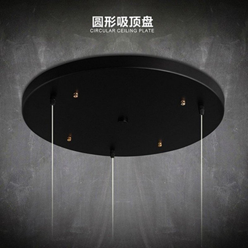 吊灯灯具底盘配件长盘一字吊灯圆盘吸顶盘单头三头多头底座灯座