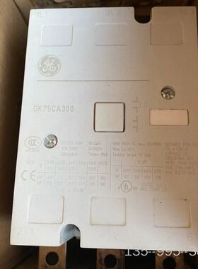 GE通用接触器 CK75CA300 电压线圈AC250-50