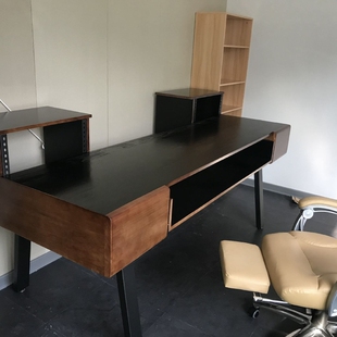 北欧实木编曲工作台音乐制作桌MIDI键盘桌音频工作台录音棚桌琴桌