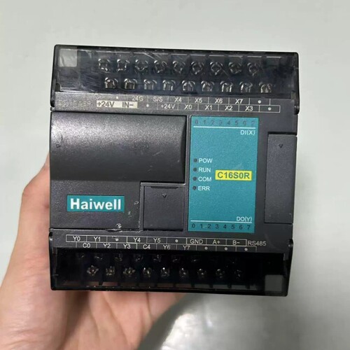 Haiwell海为PLC，型号C16S0R，24VDC供电，议价
