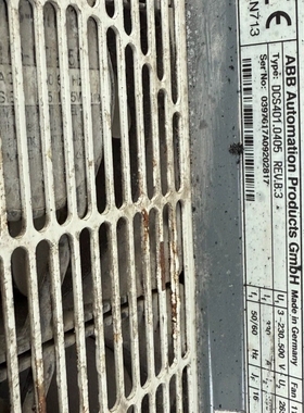 议价ABB DCS401-405A直流调速器。Type: DCS维修