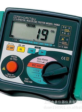 日本共立KYORITSU克列茨MODEL KEW 5406A数字漏电开关仪